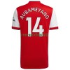 Maillot de Supporter Arsenal Pierre-Emerick Aubameyang 14 Domicile 2021-22 Pour Homme